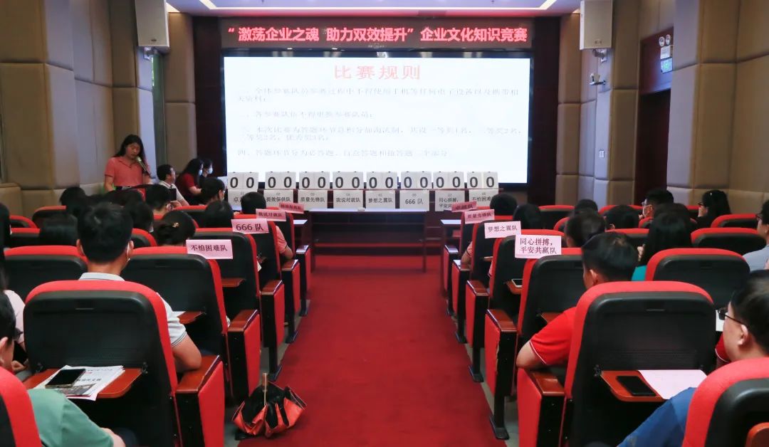 激荡企业之魂 助力双效提升——白云山亚洲必赢公司乐成举行企业文化知识竞赛